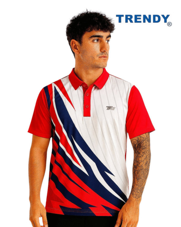 TRE Men's Collared Athleisure T-Shirt – Soft, Comfortable, and Versatile Activewear Tee - Image 3