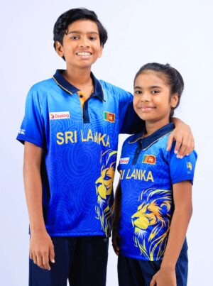 Sri Lanka Cricket Fan T-Shirt - Collar / Short Sleeve (Dry Fit)  - New arrival - Design 01