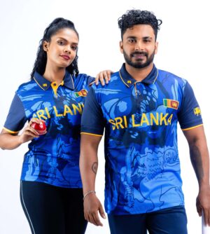 TRE Sri Lanka Cricket T-Shirt - (Dry Fit) - Collared  S/S  - New arrival