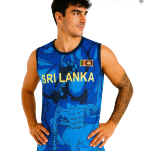 TRE Men's Sri Lanka Cricket Tank Top – Dri-Fit Performance Activewear