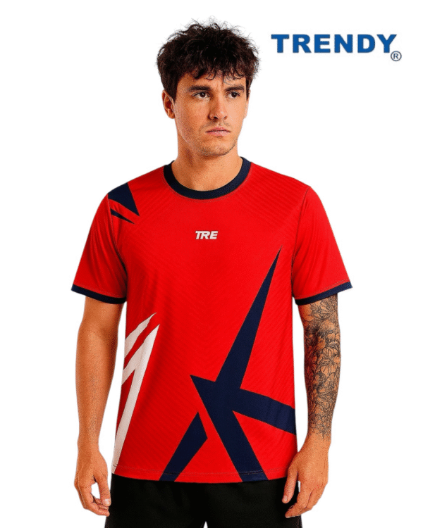 TRE Men's Crew Neck Athleisure T-Shirt – Soft, Comfortable, and Versatile Activewear Tee - Image 3