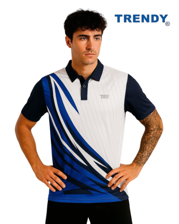 TRE Men's Collared Athleisure T-Shirt – Soft, Comfortable, and Versatile Activewear Tee - Image 4