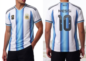 Football World Cup 2026 Fan Jersey Adults Size (Unofficial) - Argentina with Messi No. 10 version | Buy on Pre-orders in Sri Lanka