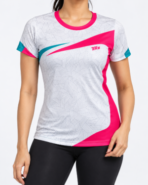 TRE Women’s Printed Dry-Fit Sports T-Shirt | Performance Activewear