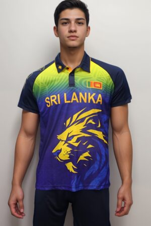 TRE Sri Lanka Cricket T-Shirt - (Dry Fit) - Collared  S/S  - New arrival 01