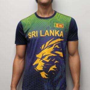 TRE Sri Lanka Cricket T-shirt - (Dri-fit) - Crewneck S/S