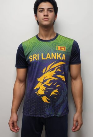 TRE Sri Lanka Cricket T-shirt - (Dri-fit) - Crewneck S/S