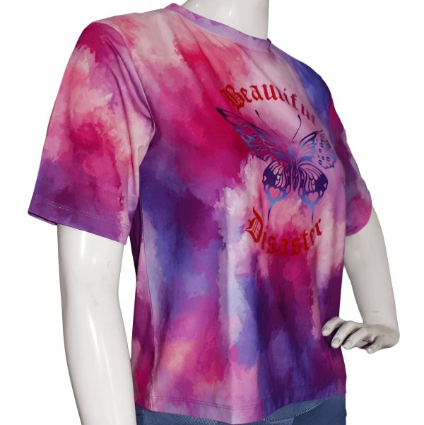 Trendy Casualwear - Women's Oversized Crop Top - Image 10
