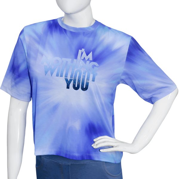Trendy Casualwear - Women's Oversized Crop Top - Image 8