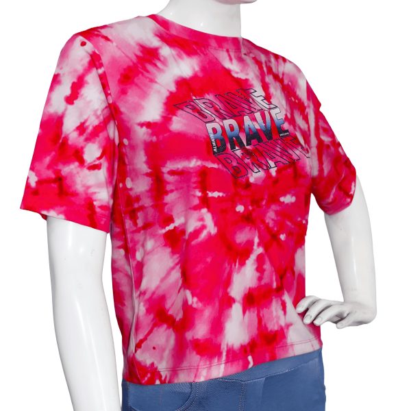 Trendy Casualwear - Women's Oversized Crop Top - Image 4