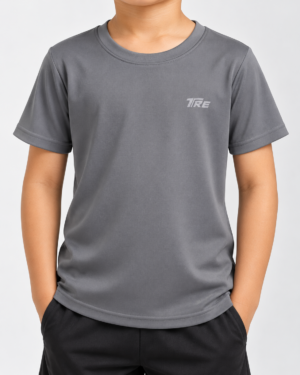 TRE Kids’ Dri-Fit Polyester Crewneck T-Shirt