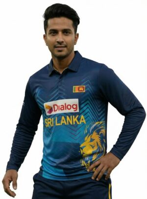 Sri Lanka Cricket Jersey – Official Replica Shirt with Full Length Long Sleeves