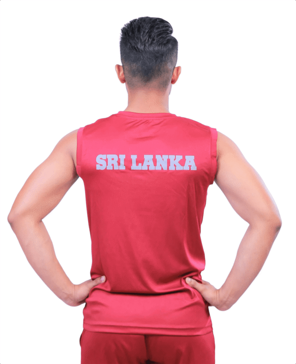 TRE Sri Lanka Cricket Dry Fit Tank Top for Men - Image 3