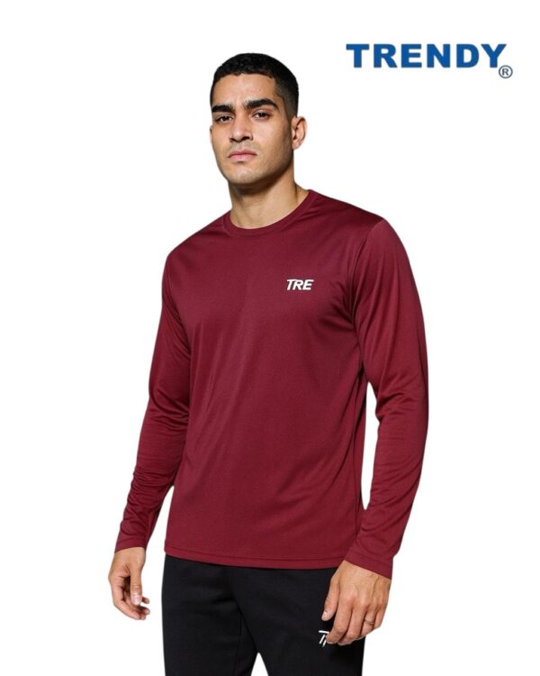 TRE Men's Dri-fit Long Sleeve Crewneck T-Shirt - Image 4