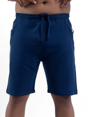 TRE Men's Dri Fit (4way stretch) Sports Short with Zipper Pockets