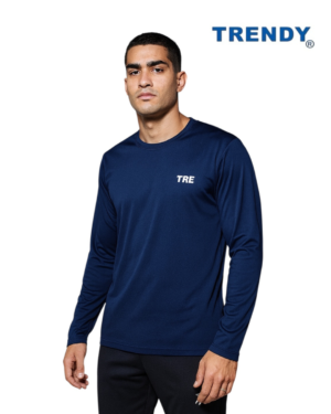 TRE Men's Dri-fit Long Sleeve Crewneck T-Shirt