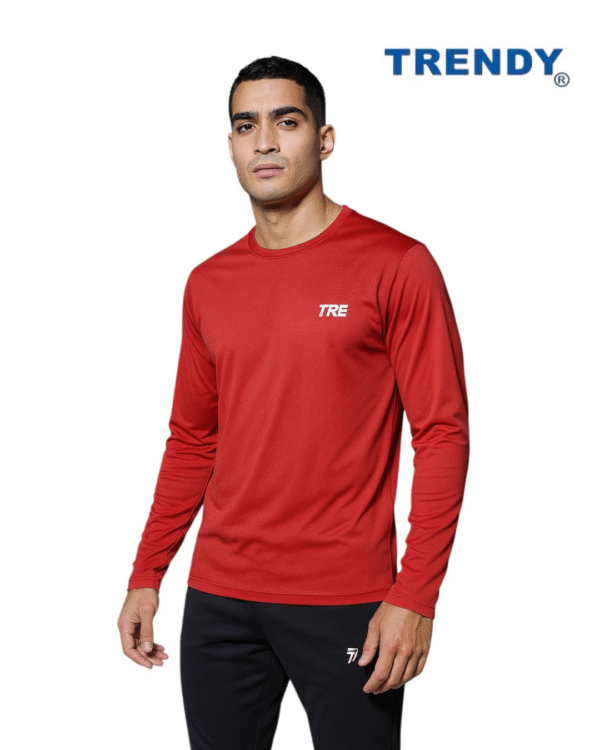 TRE Men's Dri-fit Long Sleeve Crewneck T-Shirt - Image 2