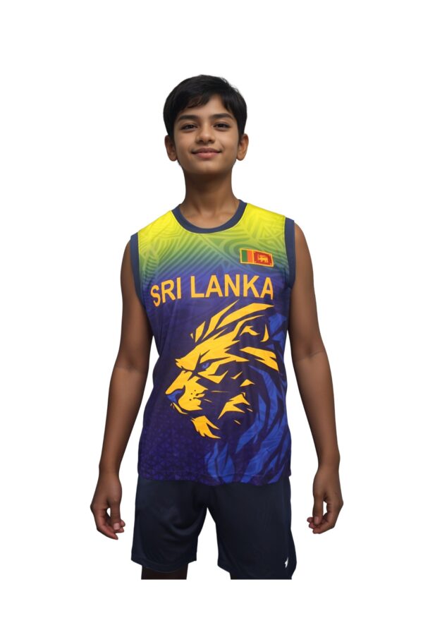 TRE Sri Lanka Cricket Tank Top for Kids – Dry Fit