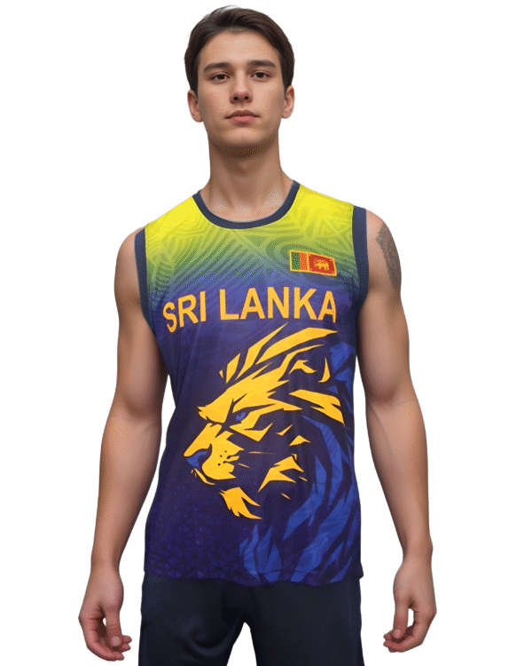 TRE Men's Dri-Fit Sri Lanka Cricket Tank Top