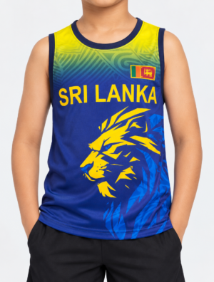TRE Sri Lanka Cricket Tank Top for Kids – Dry Fit
