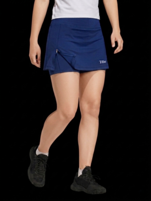 Women’s Athletic Tennis Skirt with Inner Shorts and Zippered Side Slit in Sri Lanka