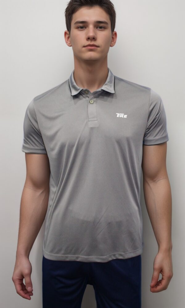 TRE Sportswear - Dri-Fit Collared Short-Sleeved T-Shirt - Image 4