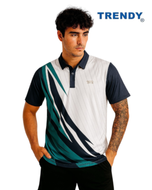 TRE Men's Collared Athleisure T-Shirt – Soft, Comfortable, and Versatile Activewear Tee