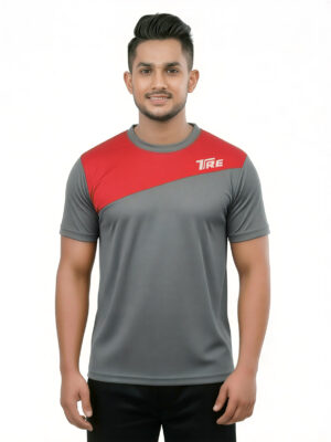 TRE Men’s Dri-Fit Sports | Athleisure Crew Neck T-Shirt for Gym | Training | Running