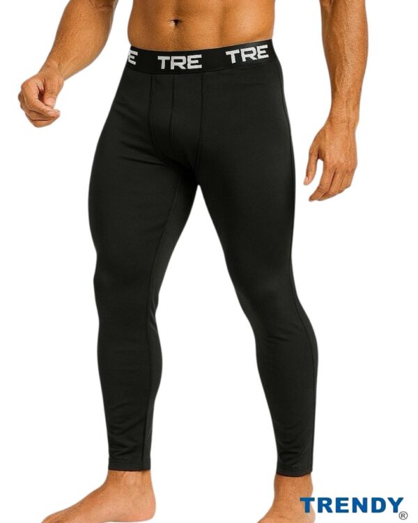 TRE Men's Full-Length Athleisure Tights – Comfortable, Stretchy, and Stylish Activewear - Image 2