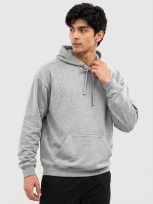 Trendy -Lightweight Performance Pullover Light Grey Hoodie | Active & Casual Wear