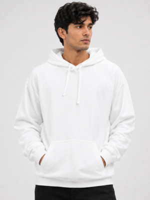 Trendy -Lightweight Performance Pullover White Hoodie | Active & Casual Wear